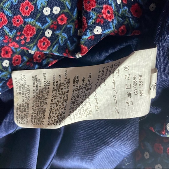 Love & Legend Floral Bell Sleeve Lace Lined Dress Boho Cottagecore Prairie Sz 20 - Picture 5 of 9